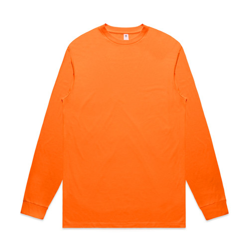 SAFETY ORANGE block-safety-l/s-tee-safetyorange